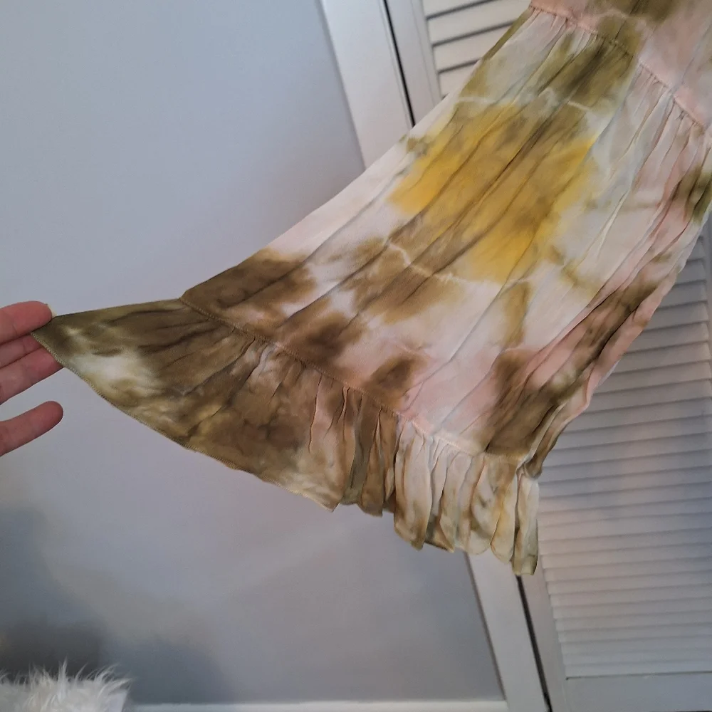 Young fabulous & broke boho tie dye mini dress medium NWT *M1 - Picture 8 of 10